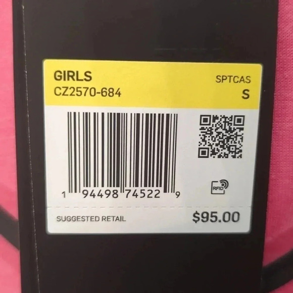 Nike LOOSE FIT Zip Hooded PINK Jacket Girl's Small - Picture 3 of 4